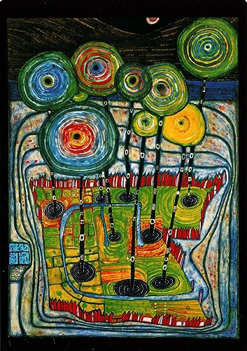 Wörner Verlag Kunstkarte Hundertwasser Park (Jardin Public)