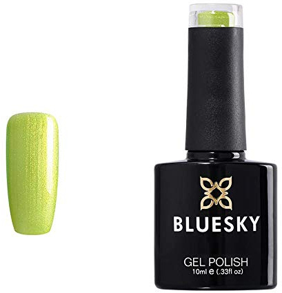Bluesky Bluesky Gel Polish, Limeade, 80550, 10 ml, Gel Dissolvable Nail Polish, Green, Pastel (Curing Under UV/LED Lamp Required) Pack (x)