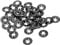 sourcing map 40 Stück M3 Stern Sicherungsscheibe 2.5mm Innendurchm. 9 mm Außendurchm. Innenzahn Sicherungsscheiben Drücken Verriegelung Clip 65Mn Schwarz