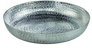 American Metalcraft ASEAS12 - Vassoio per frutti di mare in alluminio martellato, a parete singola, argento, 80 once