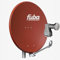 Fuba Satellitenschüssel Komplettset 8 Teilnehmer DAL 808 R - Sat Komplettanlage Fuba DAL 800 R Alu Sat-Schüssel/Sat-Spiegel 80cm rot + Fuba DEK 817 Octo LNB 8 Teilnehmer - HDTV, UHD(4K/8K), 3D