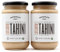 Organic Stone-Ground Ethiopian Sesame Tahini Paste, Hulled, Unsalted, Non-GMO, Gluten-Free, Kosher, Vegan, USDA Organic, Peanut-Free, 330g Glass Jars (2 Pack)