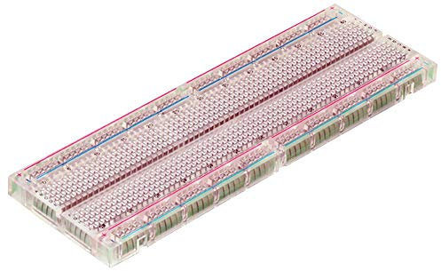 Pro Signal PSG08691 830 Point Solderless Breadboard, Transparent