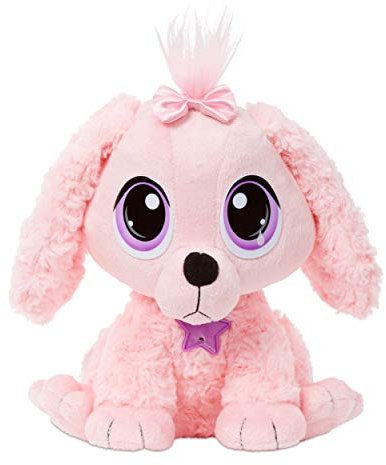 little tikes Rescue Tales Adoptable Pet - Pink Poodle - Weich & Kuschelig - Interaktives Plüschtier für Kinder zum Sammeln - Inklusive Halsband, Hundehütte & mehr - ab 3 Jahren