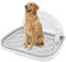 GANCHUN - Bandeja para Orinal para Perros, Inodoro de Entrenamiento para Perros de 23 x 20 Pulgadas, Soporte para Orinal para Perros pequeños y medianos
