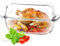 KADAX transparente Auflaufform aus hitzebeständigem Glas, feuerfestes Gefäß für Lasagne, Gemüseeintopf, Glasbräter zum Braten, Backofen (rechteckig, 7L)
