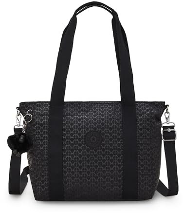 Kipling ASSENI S Kleine Tragetasche, Tragetaschen, Signature Emb (Schwarz)