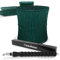 Heimfleiss® Drillapparat Driller + Rödeldraht 1,4 x 100 bis 300 mm (1000 Stk) - Set aus Drahtbinder Rödelzange & Bindedraht ummantelt Sackverschluss - Betonbindedraht Ösendraht Drill Draht