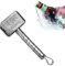 HJKLL Thor Hammer Flaschenöffner Bieröffner, Big Bar Wein Mjolnir Bayram Gold, Mjolnir Quake Bierflaschenöffner, perfekt für Bar und Hausgebrauch, silber