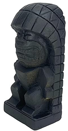 FaHome Hawaii Tiki Figur Stein „Ku“ ca. 30 cm – Gott des Krieges Steinfigur Moai Statue