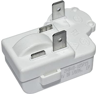 2Pin Refrigerator Over Load Protector Compressor PTC Starter Relay Freezer Start Relay Replacement for Danby Haier Midea Mini Fridge ZHB69-120P15, ZHB60-120P4.7, ZHB60-120P15, ZHB45-105P15