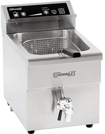 Casselin CFIV8 - Friteuse à induction avec vanne de vidange 8 litres