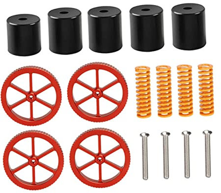 Baluue 3d Drucker Teile Kit Nivellierung Kit Heatbed Silikon Nivellierung Spalte Muttern Schrauben Federn Einfache Installation