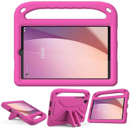 Funda infantil para Lenovo Tab M8 de 8 pulgadas, 4ª 3ª generación (TB300FU TB-8506F TB-8505F/X TB-8705F/N), espuma EVA, ligera, a prueba de golpes, duradera, funda para tablet con asa, funda para
