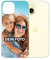 Personalisierte Handyhülle für Apple iPhone 15 - Individuell selbst gestalten mit Foto und Text - Transparente Hülle aus Silikon