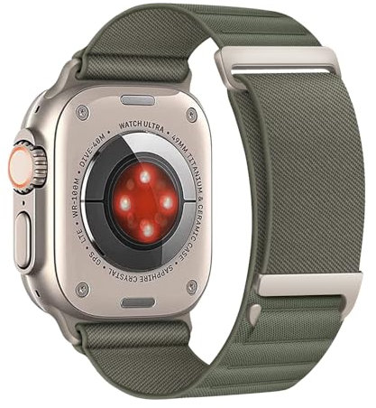 Aizgalxor Alpine Loop Armband Kompatibel mit Apple Watch Ultra 49mm 46mm 45mm 44mm 42mm(Series 3/2/1), Sport Geflochten Ersatzarmbänder Kompatibel für iWatch Ultra 2/Series 10/9/8/7/6/5/4/3/2/1/SE