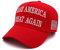 Trump 2024 Mütze 45-47 MAGA Hat Make America Great Again Donald Trump Slogan mit USA-Flaggen-Stickerei, verstellbare Baseballkappe, Maga-1 Stück, Rot, Einheitsgröße-M