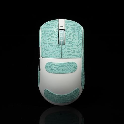 JIROAOTIC Mouse Anti Slip Sticker Compatible with Vxe Dragonfly R1 Pro Max Gaming Mouse Grip Tape Sticker for VXE R1 Pro Max Non Slip Sweat Absorbing CS Green