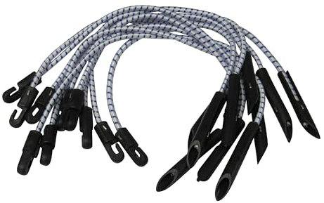 SecureFix Direct Elastic Scaffold Toggle Ties X10 (Scaffold Sheeting Bungee Net)