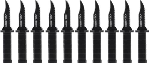 KOMBIUDA 20 Pz allungabile bomboniera giocattolo giocattolo retrattile manipolazione puntello b toys taglierino lama scherzosa lame retrattili plastica Black