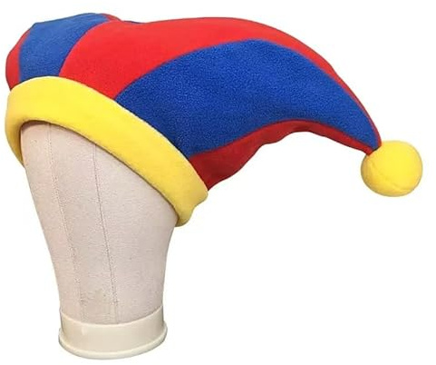 Cartoon-Pomni-Cosplay-Hut, Pomni-Kostüm, Partyhut, Halloween-Clown-Hut