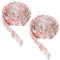 GLOBLELAND Nastro autoadesivo con strass di vetro rosa, larghezza 2 cm, nastro adesivo con pietre preziose artificiali, decorazione per catena e decorazione in vetro di cristallo