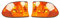 2X Objektiv Parkplatz Ecke Licht Signal Lampe Abdeckung Für E38 7 Serie 1998-2001 63138379108 63138379107 Rechts Links