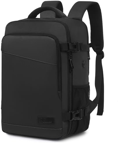 Yankony for Ryanair Cabin Bags 40x20x25 Underseat Cabin Bag, Small Travel Backpack Cabin Size Carry on Hand Luggage Bag for Airplanes, Multiple Pockets Comfort Rucksack 20L for Men and Women