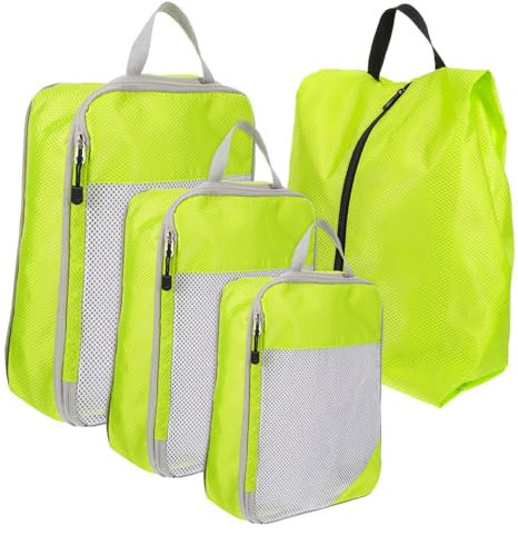 LIFKOME 4stücke Reise-Kompressions-aufbewahrungs-Taschen Packwürfel Organizer-Taschen Für Kleidung Und Reisegepäck