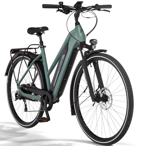 Fischer E-Bike Trekking VIATOR 2.1 Active, Elektrofahrrad für Damen und Herren, RH 50, 459Wh, Heckmotor 50Nm, 48V