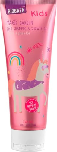 Biobaza Kids 2-in-1 Body & Hair Magic Garden 250 ml – Sanftes Duschgel & Shampoo