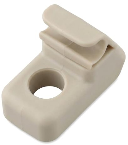 Leiwee Supporto Parasole Originale 735411088, Clip Porta Sole per Auto in ABS, Ricambio Interno per Fiat Punto e Modelli Compatibili, Colore Beige