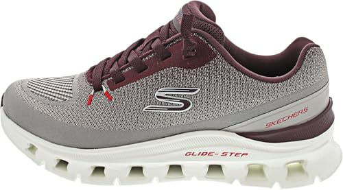 Skechers Herren Glide-Step Pro Waverra Sneaker | Glide Step Air Cooled Memory Foam No Tie Fit Jacquard Mesh Traktionslaufsohle
