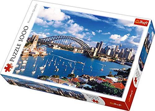 Trefl, Puzzle, Port Jackson, Sydney, 1000 Teile, Premium Quality, für Erwachsene und Kinder ab 12 Jahren
