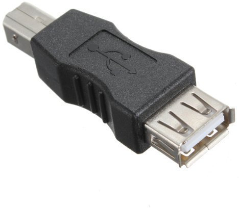World of Data? USB A (Female) to USB B (Male) Adapter Converter Gender (USB Type A to USB Type B)