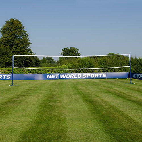 Vermont Badminton Netz/Volleyball Netz | Wählen Sie entweder die Pfosten nur oder die Pfosten mit dem Netz | Volleyballnetz oder Badmintonnetz (Pfosten + Netz)