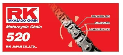 R&K Kette RK Standard offen Clip 520/104 Glieder