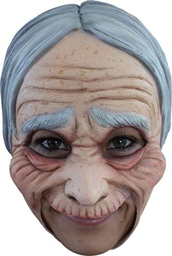 Generique - Alte Dame Maske beige-grau