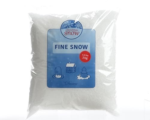 Schnee Kunstschnee Pulverschnee Dekoschnee Basteln Weihnachten 2 kg