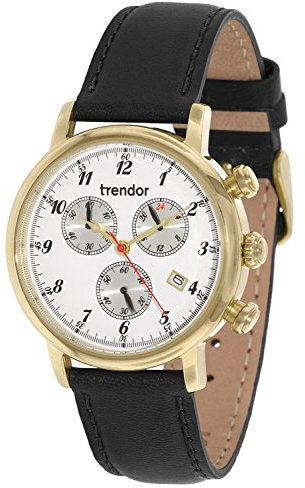 trendor Doreen Damen Chronograph Elegante Armbanduhr für Frauen, Zeitlose Geschenkidee für Damen, 7592-01