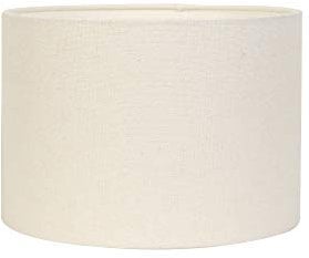 Light & Living Zylinder Lampenschirm Livigno - Weiß - Ø50x38cm - Rund - Textilien