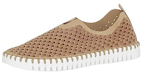 ILSE JACOBSEN Damen Tulpe 139 flach, Beige (Latte), 42/42.5 EU