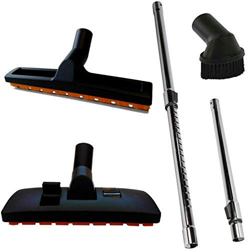 Maxorado 35mm Staubsaugerrohr + Kombidüse + Staubpinsel + Parkettdüse für Staubsauger kompatibel mit Bosch Professional Nass Trockensauger Gas 35 30 25 20 L SFC SFC+ M AFC Industriestaubsauger
