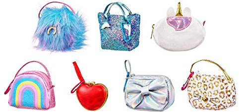 Real Littles - Mini Sac à Main avec Mousqueton - Cadeau Surprise - Modèle et Coloris Aléatoires - Saison 2 - Matière : Nylon