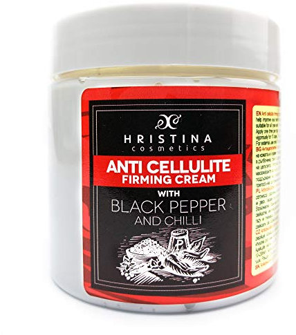 Anti-Cellulite Creme mit schwarzem Pfeffer | Cellulite-Entferner, straffend und straffend, perfekt für die Anti-Cellulite-Behandlung Massage für Beine, Po, Oberschenkel, Bauchfett