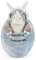 Zappi Co Plüschtier für Kinder, gefüllt, weich, kuschelig, Teil der Safari-Tier-Kollektion, perfekt für Kinder (15 cm Höhe) (Osterei, Triceratop-Dinosaurier)