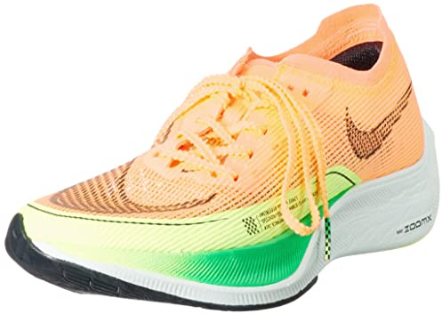 NIKE Women's Vaporfly Sneaker, Peach Cream/Black/Green Shock, 7 UK