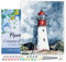 Figured'Art Peinture par Numéro Adulte avec Cadre Phare sous un Ciel chargé - Activité Manuelle Kit de Loisir Créatif DIY Numéro d'Art Complet - 40x50cm toile tendue sur châssis