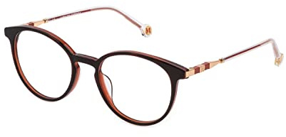 Carolina Herrera Brillenrahmen Damen VHE881-0993, braun, 50/19/140