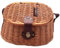 Lazycloud Cestino di vimini da Creel trota pesce persico gabbia Tackle Fisherman Box Outdoor Classic Trota Creel Basket
